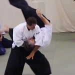 Projection Irimi nage par Christian Tissier Shihan, 7e dan aïkikaï