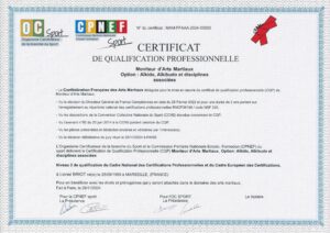 Ayant réussi tout récemment l’examen au 3ème Dan UFA et désormais titulaire du  du CQP MAM en 2024, j’ai accepté mu par le désir de transmettre la proposition de Félix Sensei de créer une section Aikido au CS Corderie.